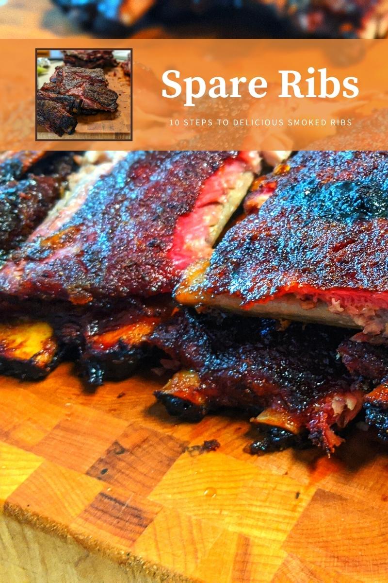 How to smoke spare ribs blog image