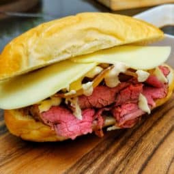 French Dip Sandwich with dip