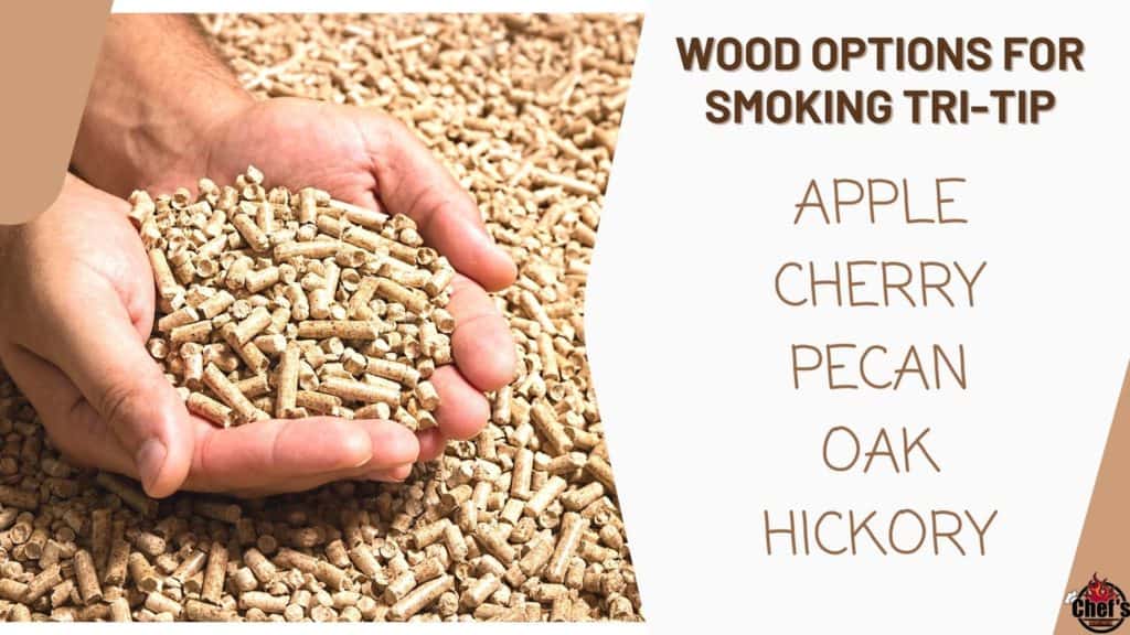 Wood pellets in hands