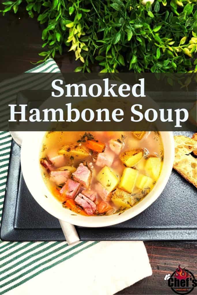 Smoked Hambone soup Pinterest pin