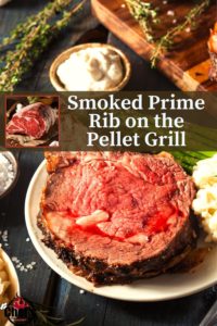 How to smoke a prime rib on a pellet grill Pinterest Pin
