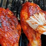 Cherry-Drumsticks-with-Cranberry-Chipotle-Citrus-Sauce-on-the-pellet-grill