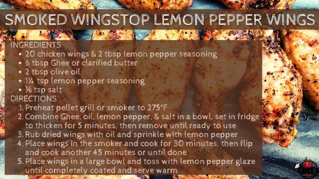 Recipe for lemon pepper smoked wings 