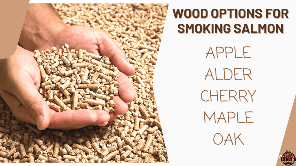 Wood pellets to use for smoking salmon